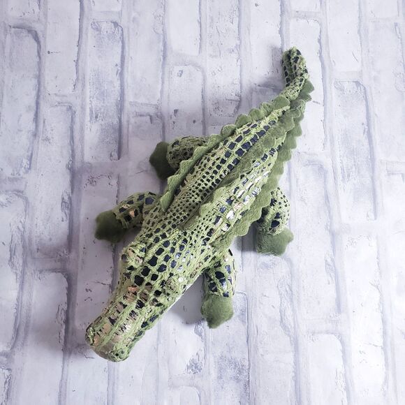 Bundle Two Green Alligator Plush Toys - Picture 2 of 7